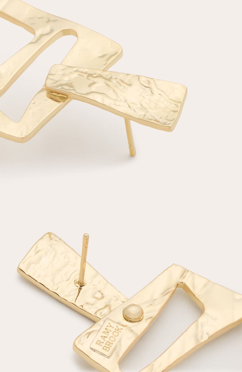 Ramy Brook Eli Geometric Drop Earrings, Alternate, color, Gold