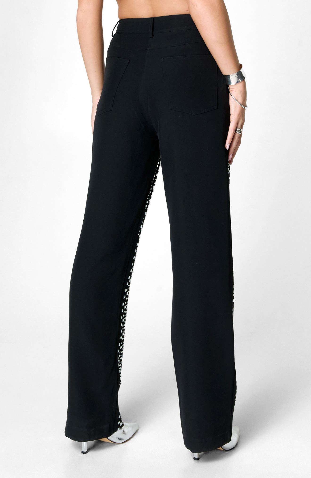 Rhinestone Detail Pants - image 2