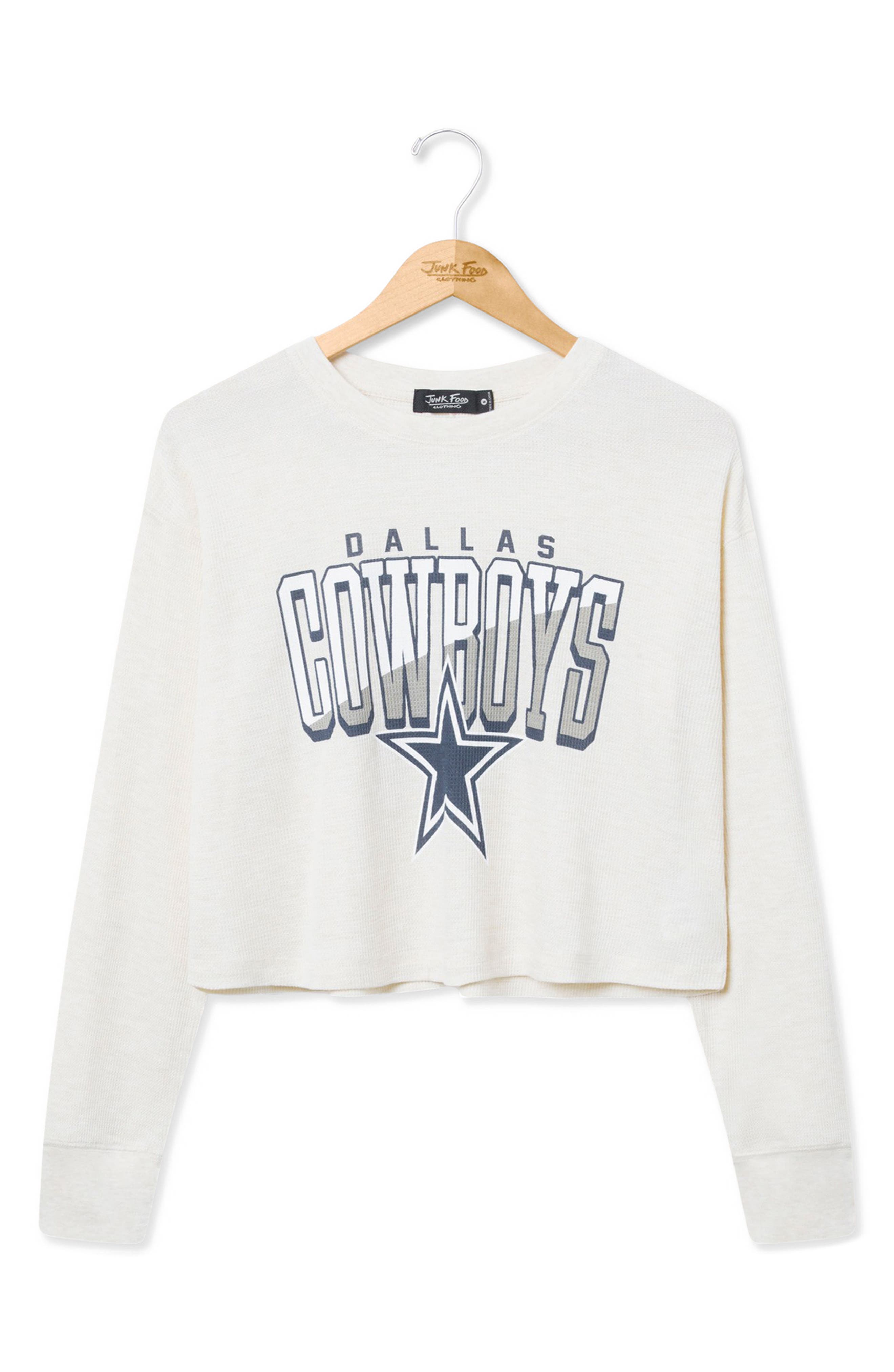 Dallas Cowboys Graphic Thermal Crop T-shirt