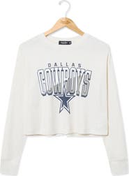 Junk Food Dallas Cowboys Graphic Thermal Crop T-shirt