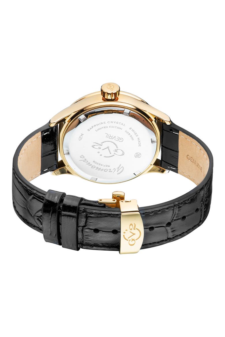 Men's Giromondo Swiss Quartz Watch, 42mm, Alternate, color, BLACK