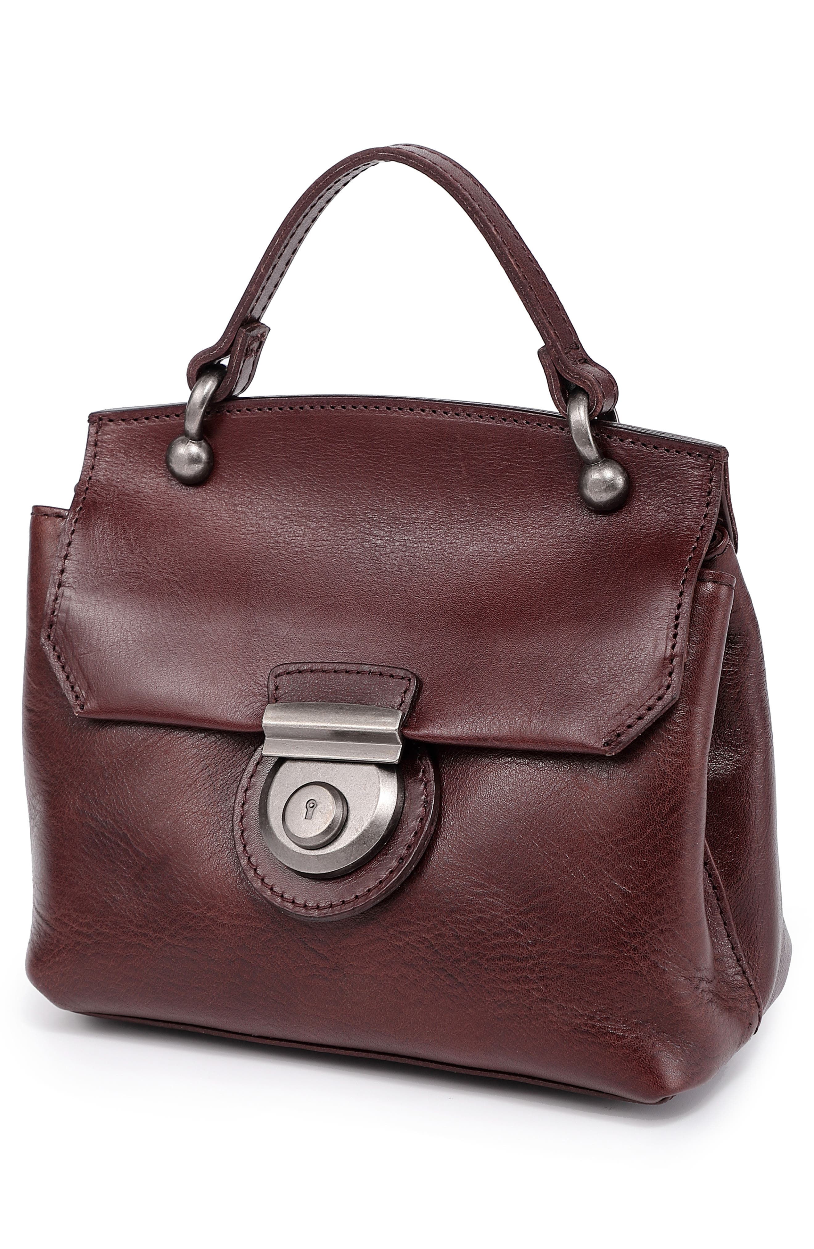 Leather Cypress Crossbody Bag, Alternate, color, BROWN