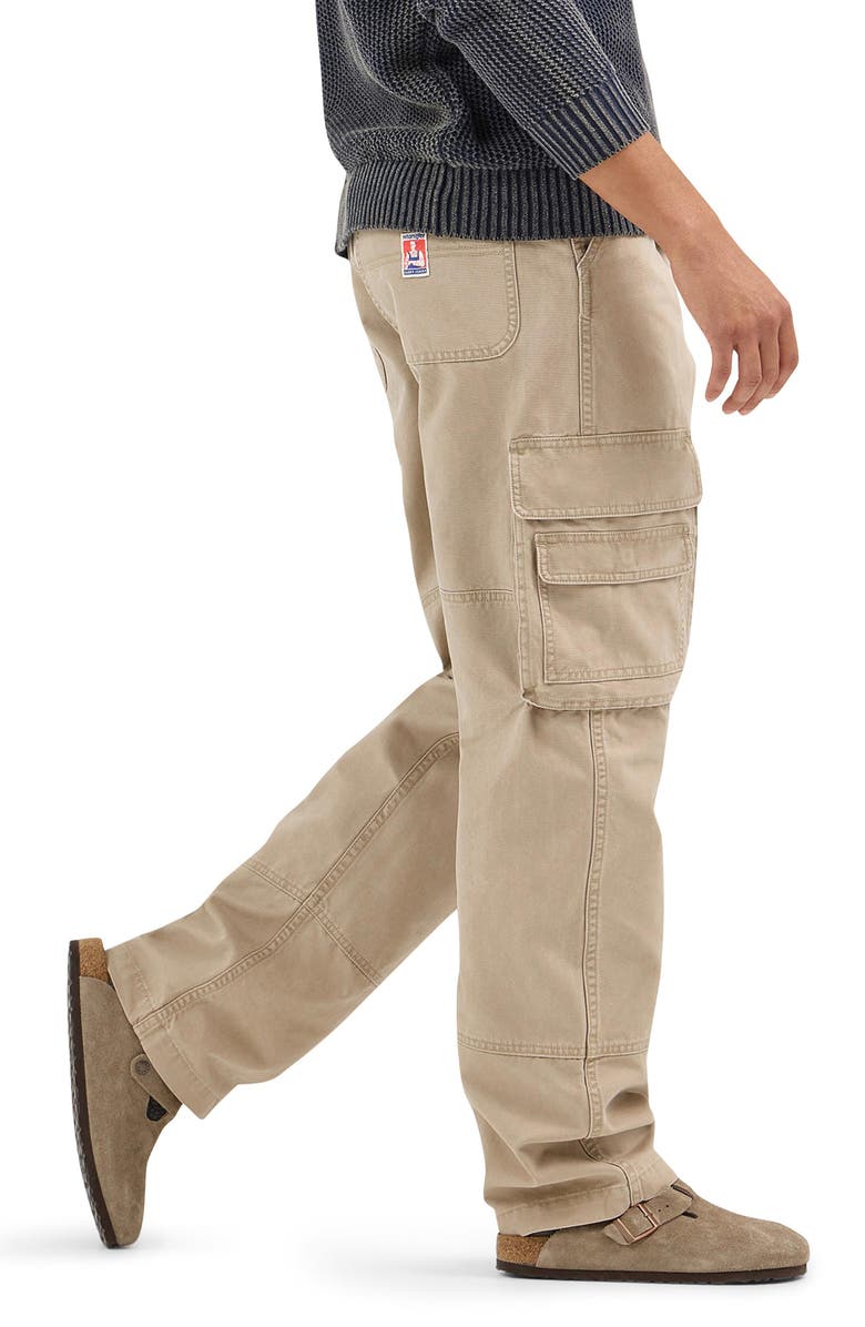 Wrangler Casey Jones Stretch Canvas Cargo Pants, Alternate, color, Kelp