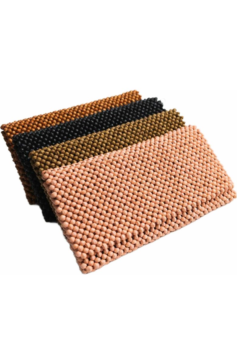 4Africa Paperbead Clutch, Alternate, color, Light Brown