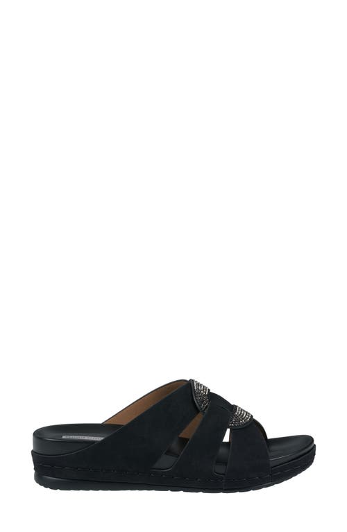 Gc Shoes Betsey Comfort Slide Sandal In Black