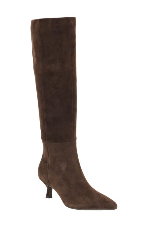 Akenzie Leather Knee High Boot