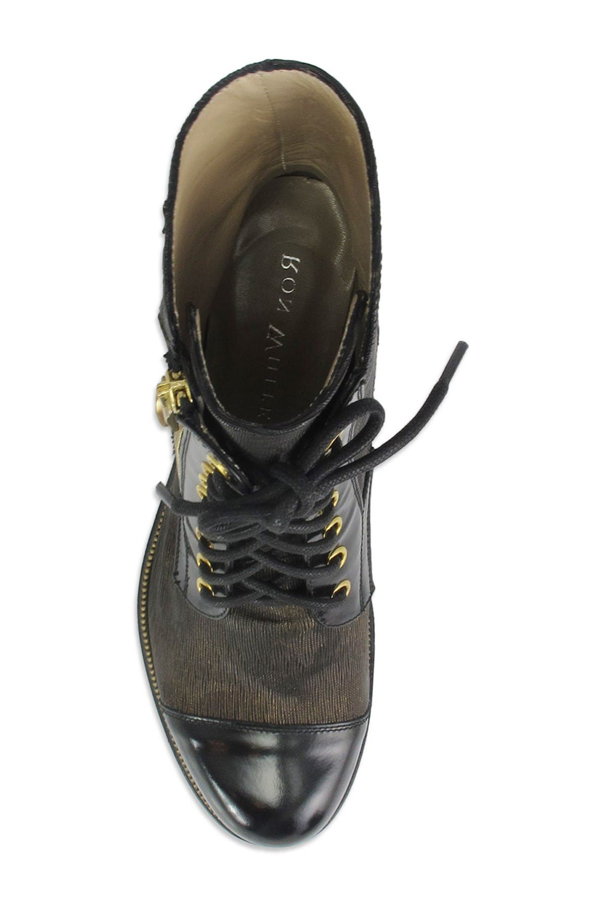 Tiffany Combat Boot, Alternate, color, ONYX/RUST