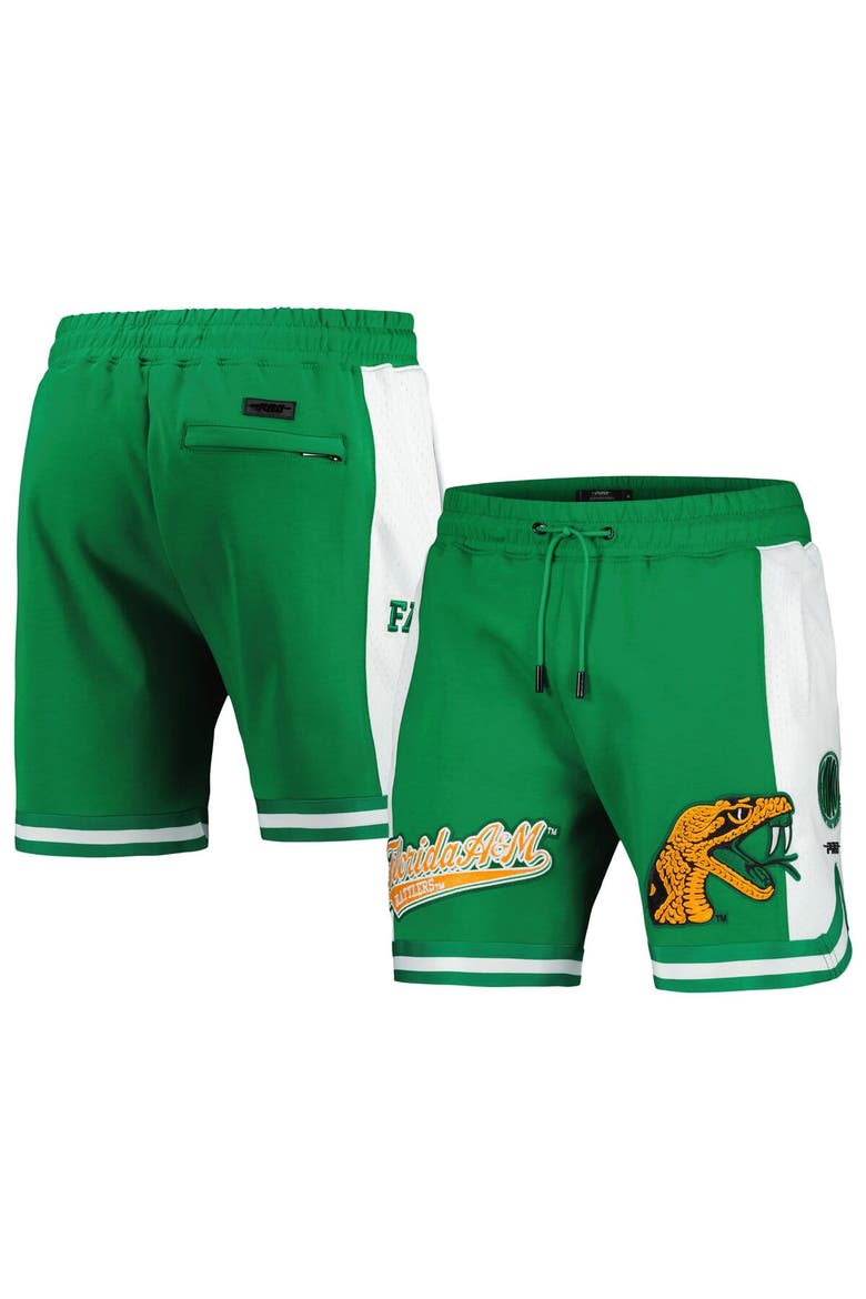 Men's Pro Standard Green Florida A&M Rattlers Script Tail DK 2.0 Shorts, Main, color, Green