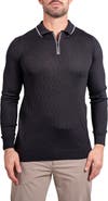 Maceoo Knitted Passion Merino Wool Quarter Zip Sweater