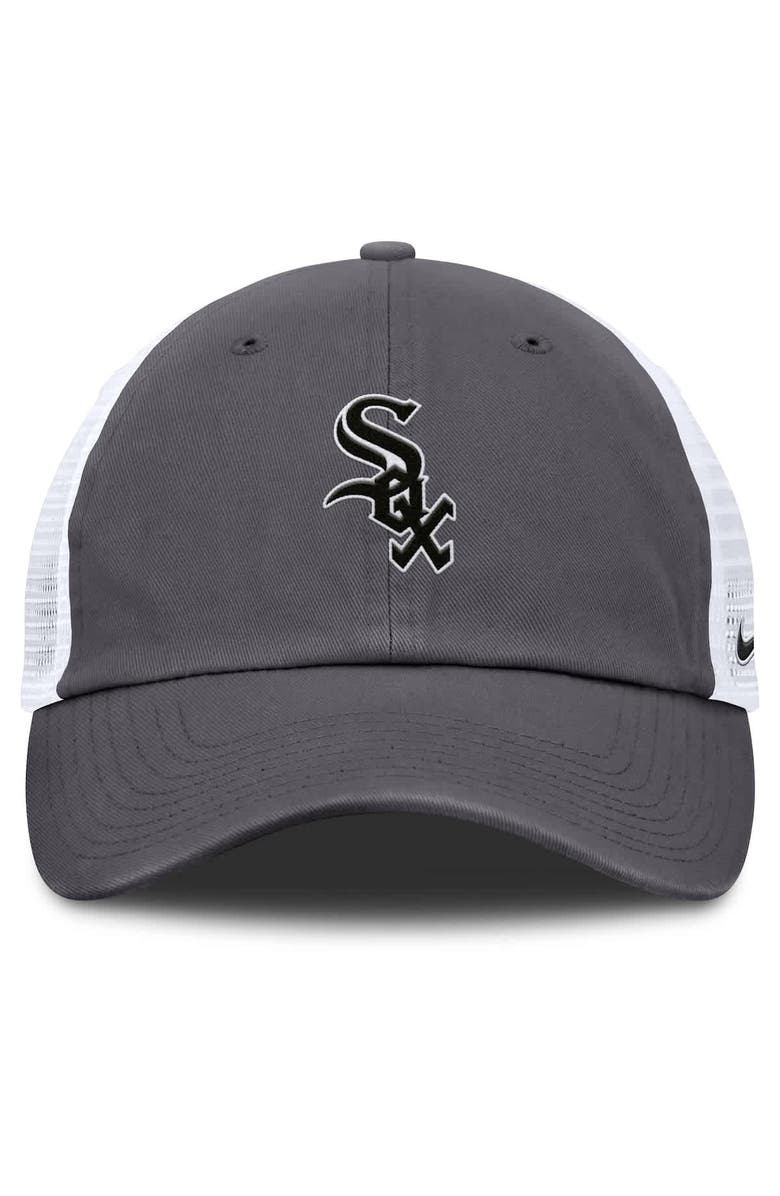 Nike Men's Nike Gray Chicago White Sox Adjustable Trucker Hat, Alternate, color, Gray