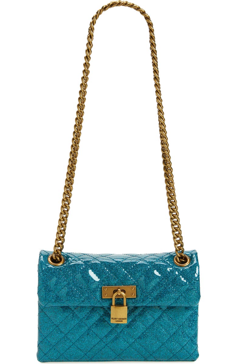 Kurt Geiger London Mini Brixton Glitter Shoulder Bag, Main, color,