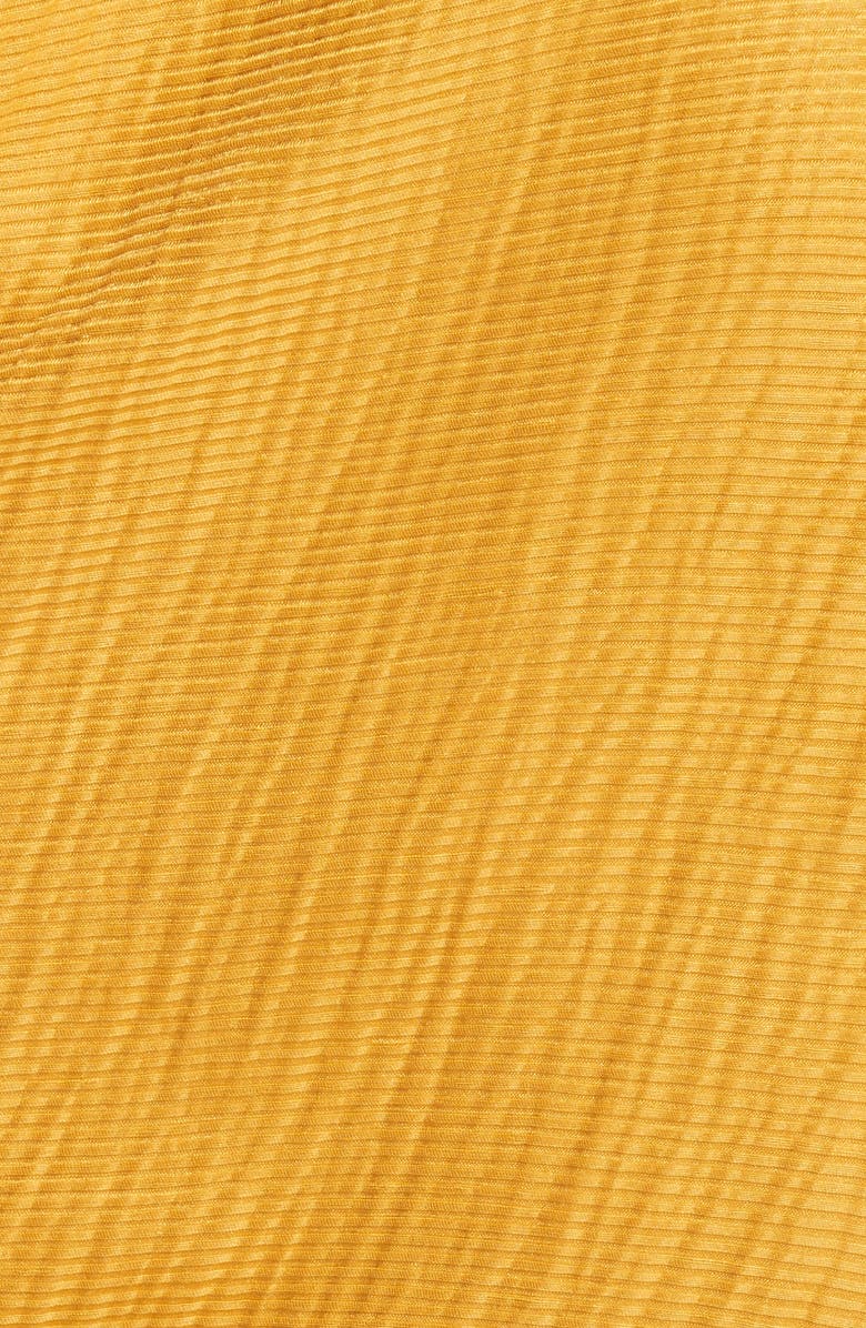 Hellessy Phacelia Asymmetrical Silk & Linen Bow Sleeve Top, Alternate, color, 