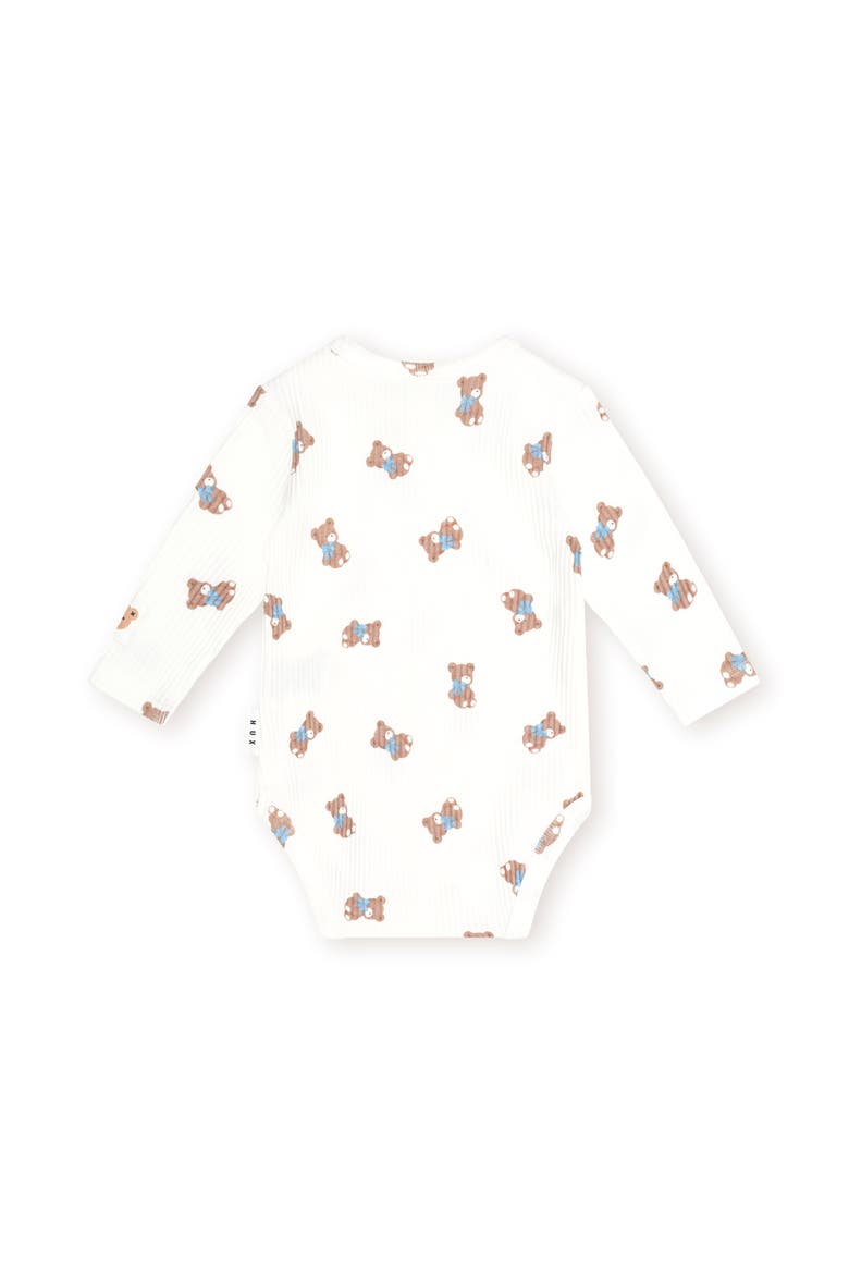 Tumbling Bow Hux L/Slv Bodysuit, Alternate, color, Almond Milk