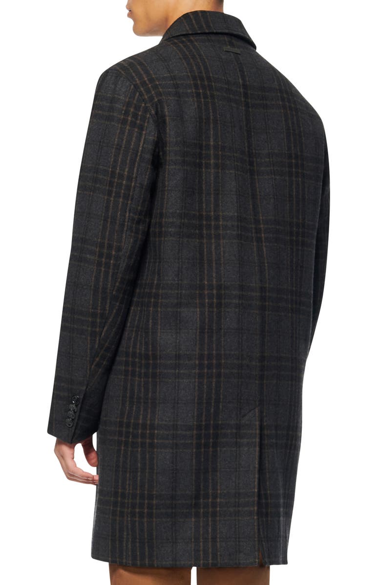 Marc New York Willemstad Plaid Peacoat, Alternate, color,