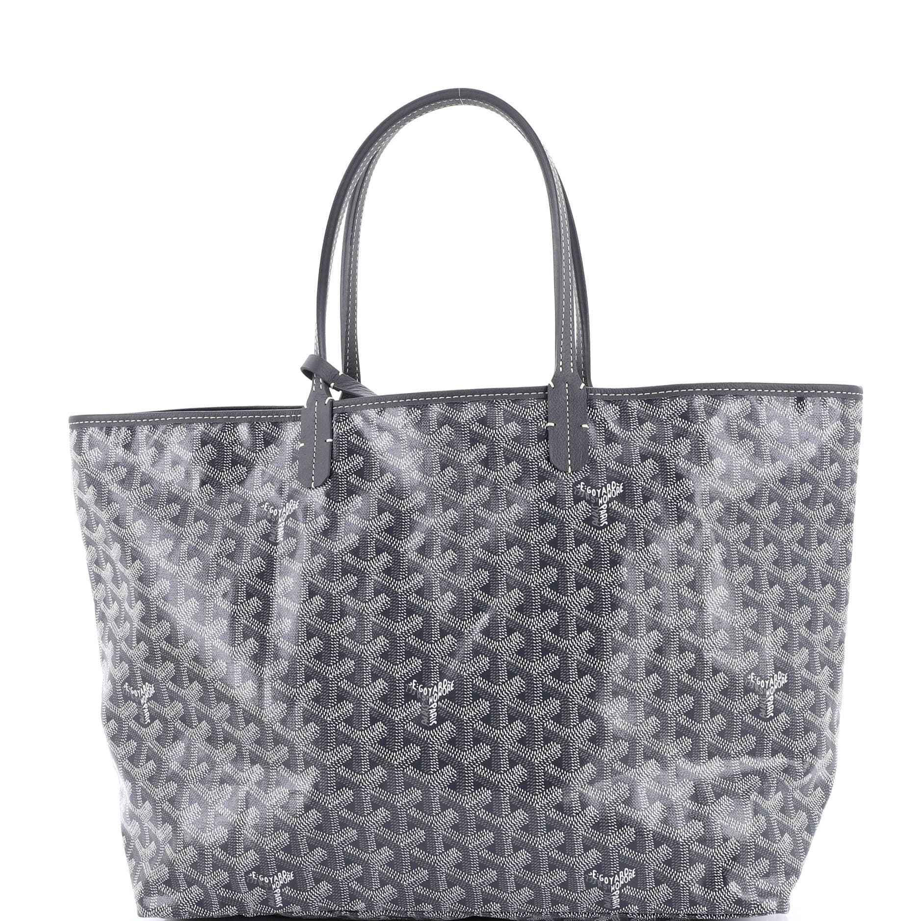 Pre-Owned Goyard Saint Louis Tote Coated Canvas PM, Main, color, 