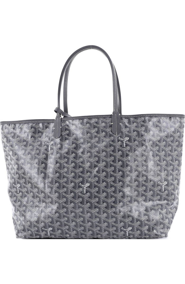 Pre-Owned Goyard Saint Louis Tote Coated Canvas PM, Main, color, Gray