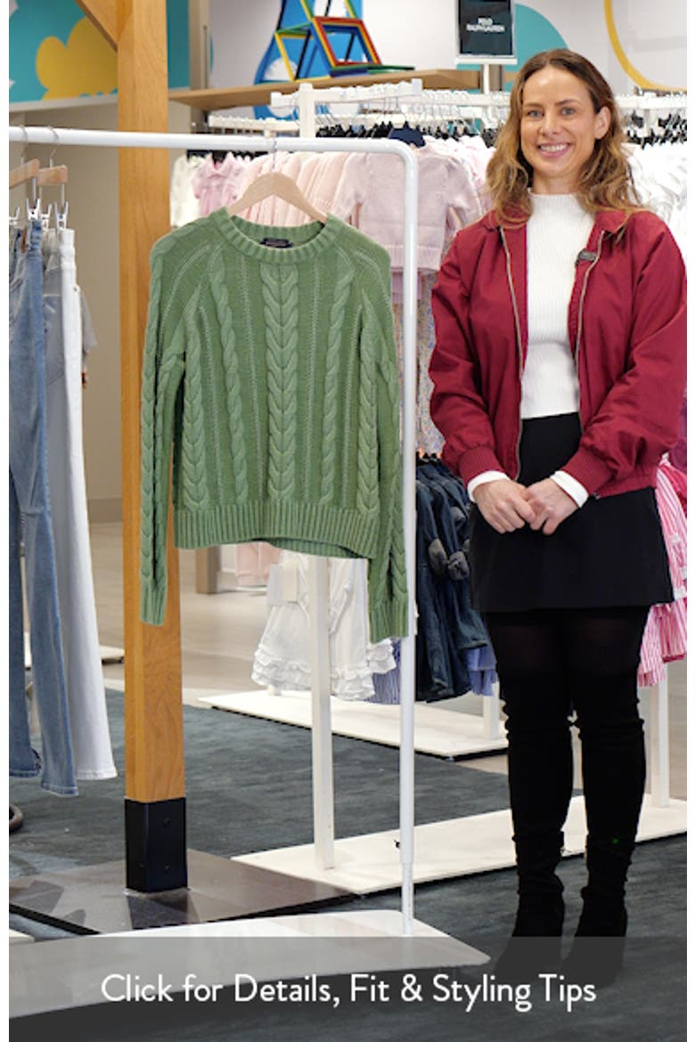 Cable Stitch Sweater video