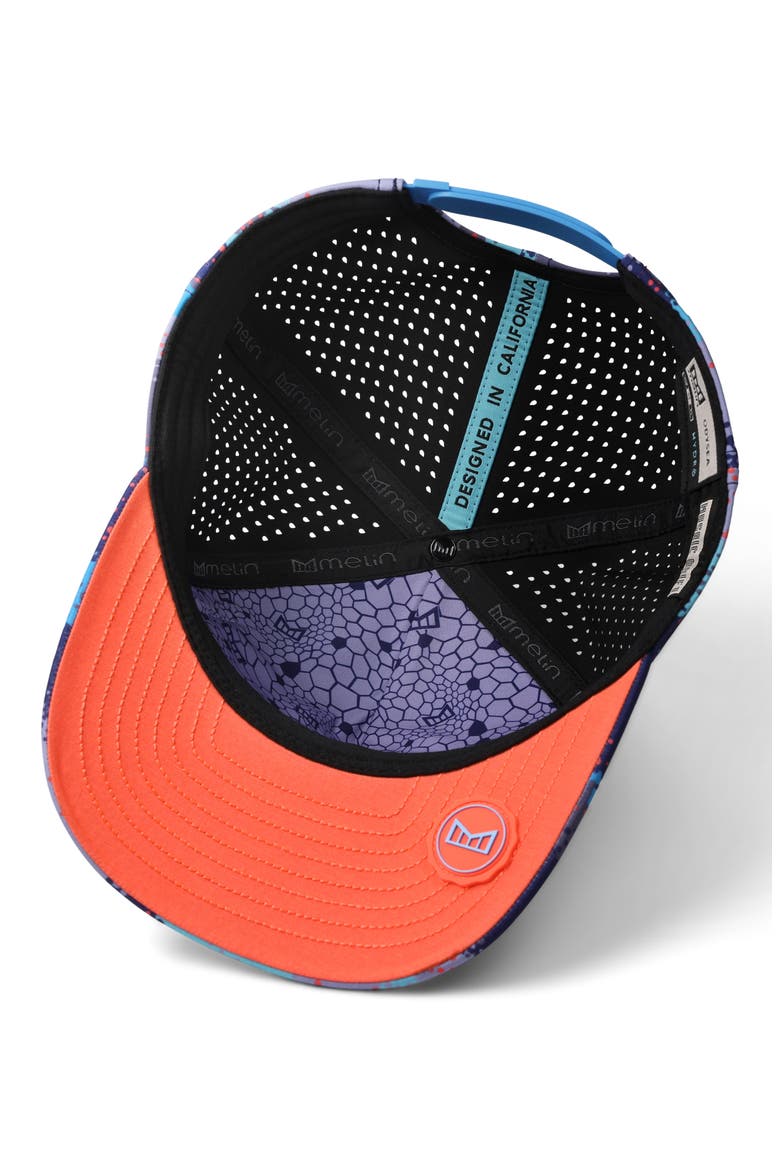A-Game Hydro Odysea Mosaic Drift Baseball Cap, Alternate, color, PURPLE HAZE