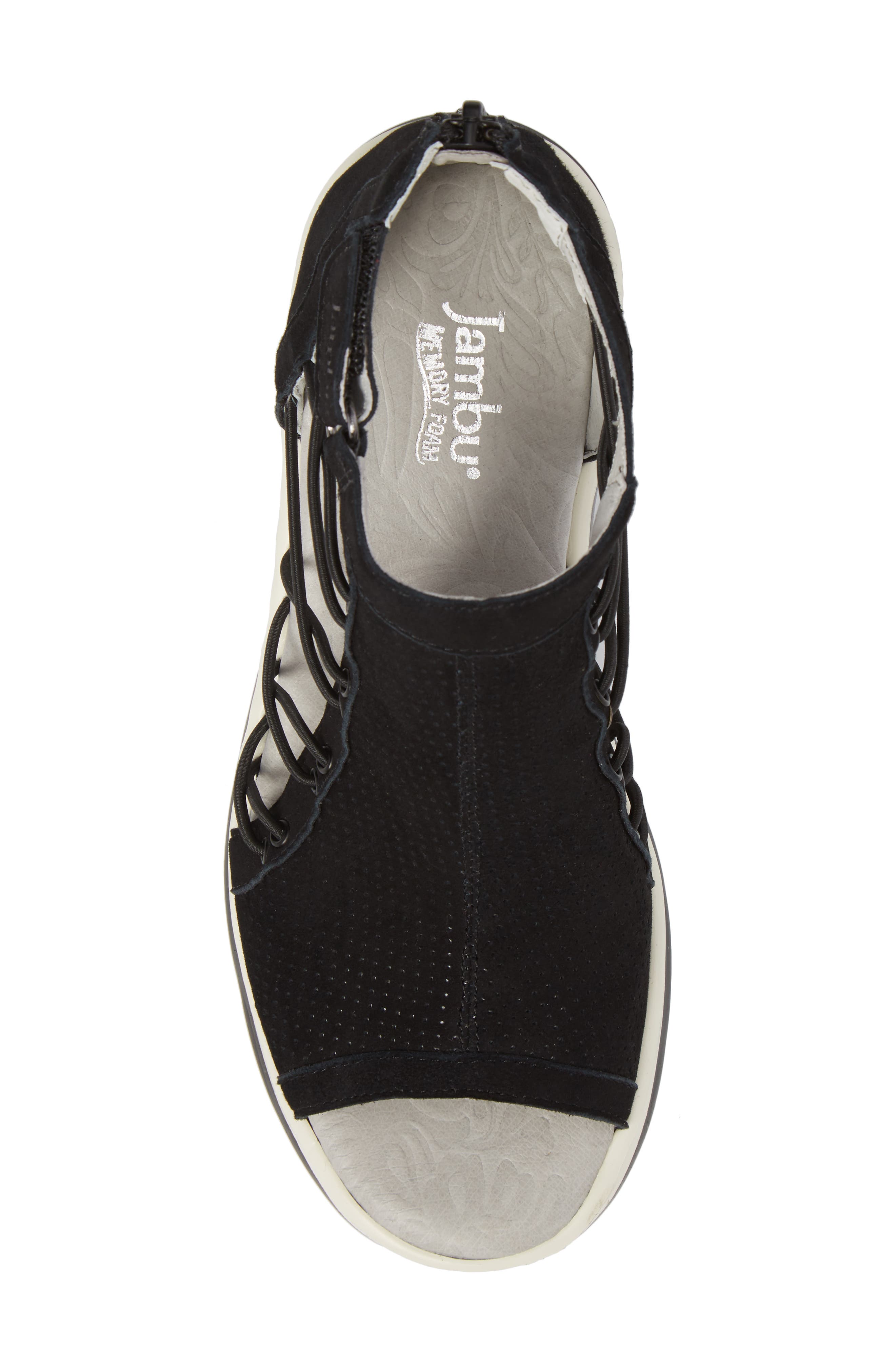 Jambu Naomi Perforated Wedge Sandal, Alternate, color, 