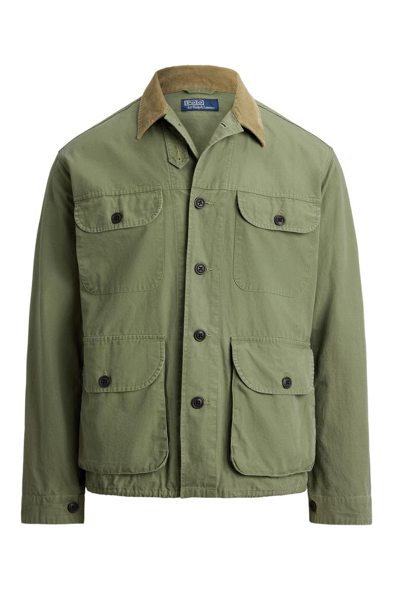 Cotton Canvas Shirt Jacket, Alternate, color, 7072 OLIVE X