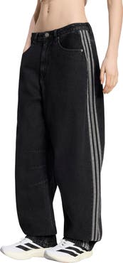 adidas Originals 3-Stripes Barrel Leg Jeans