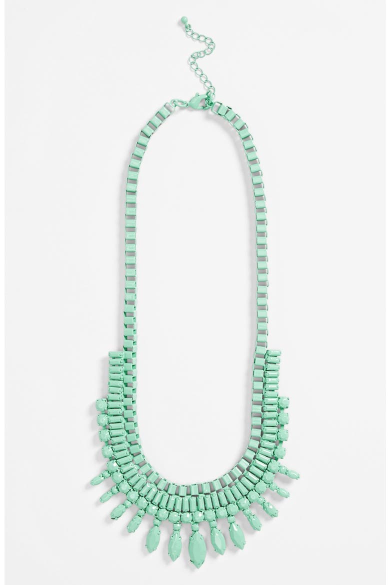 Statement Necklace, Main, color, PASTEL GREEN