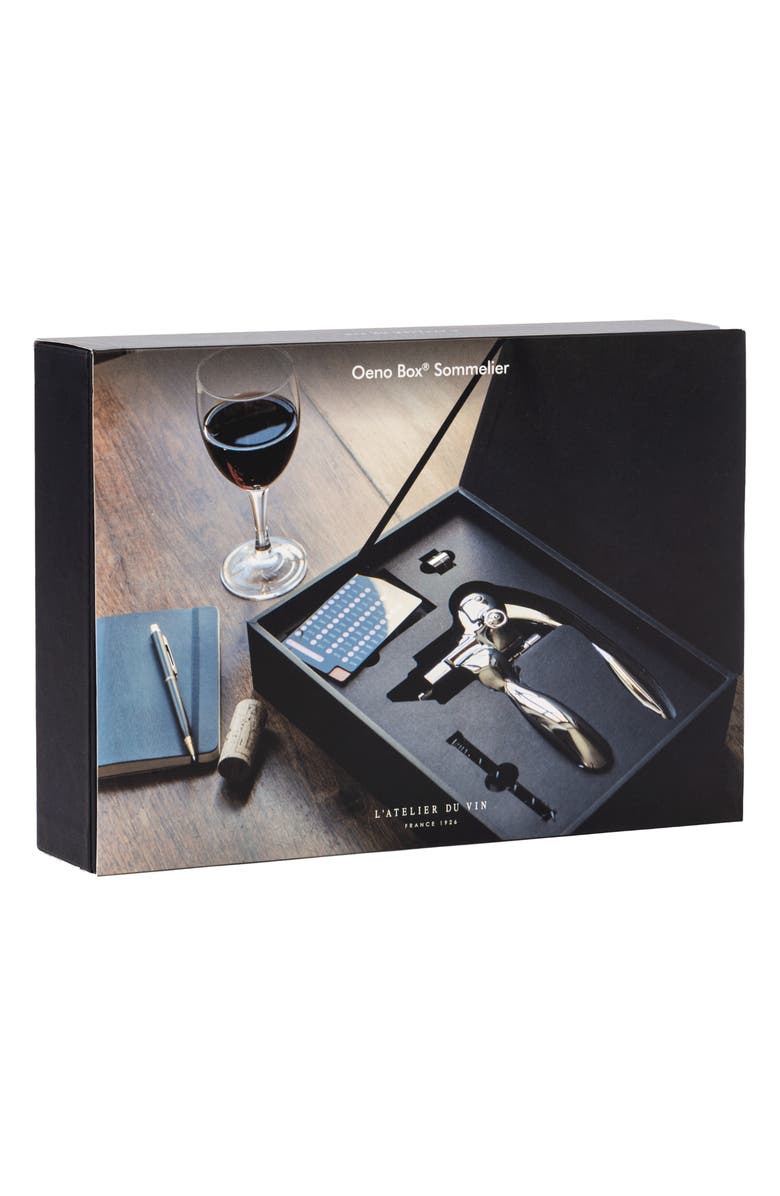 L'Atelier du Vin Oeno Box Sommelier Lever Corkscrew, Alternate, color, 