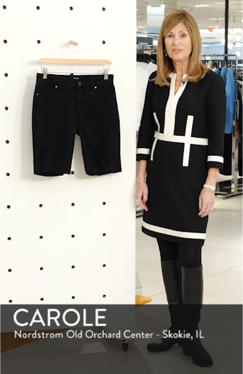 Jax Cutoff Denim Bermuda Shorts, sales video thumbnail