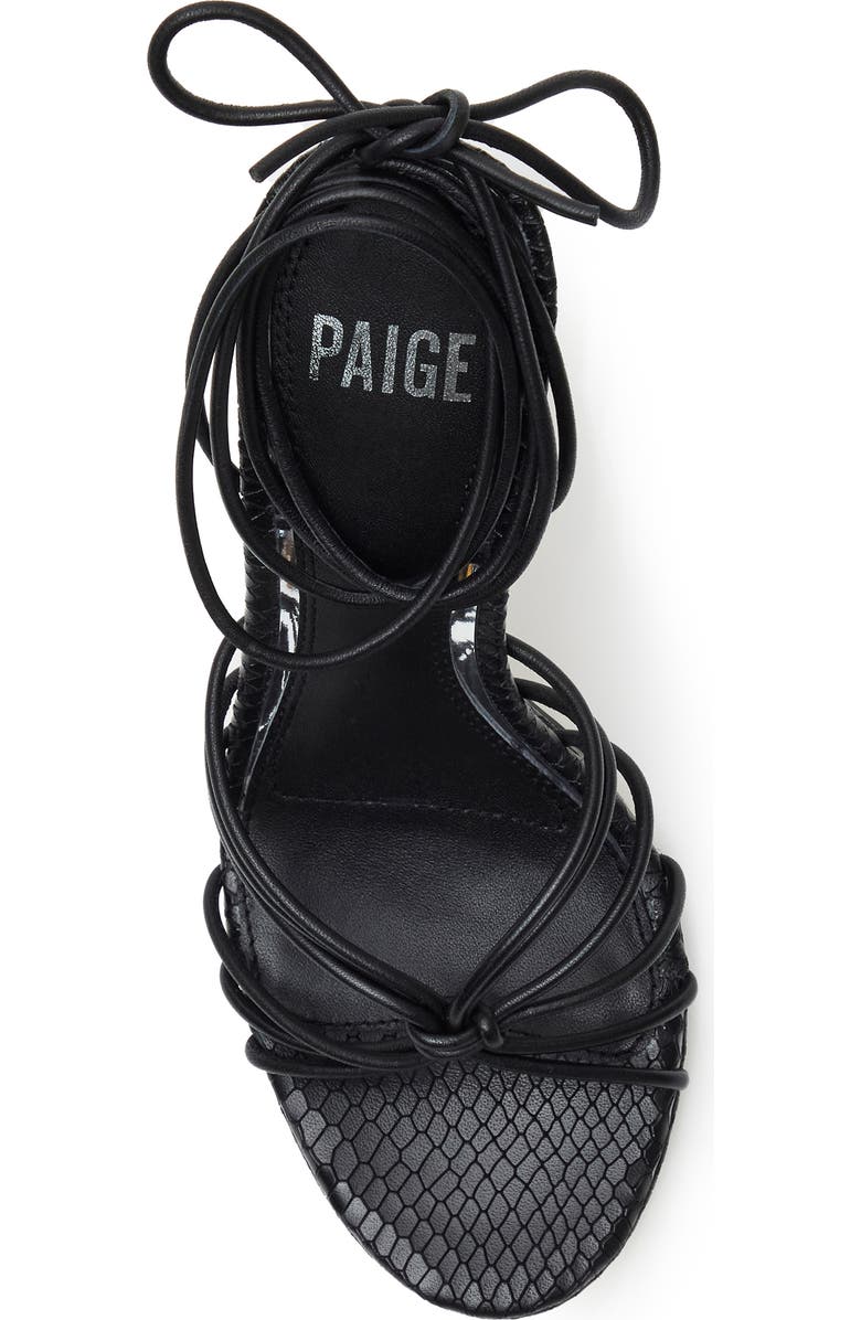 PAIGE Viola Platform Sandal, Alternate, color, Black