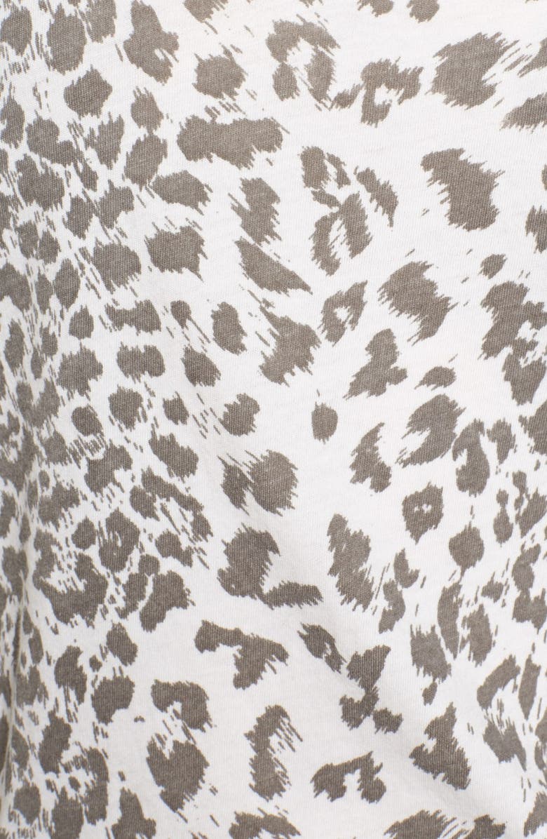 Current/Elliott Cheetah Print Cotton Tee, Alternate, color, 