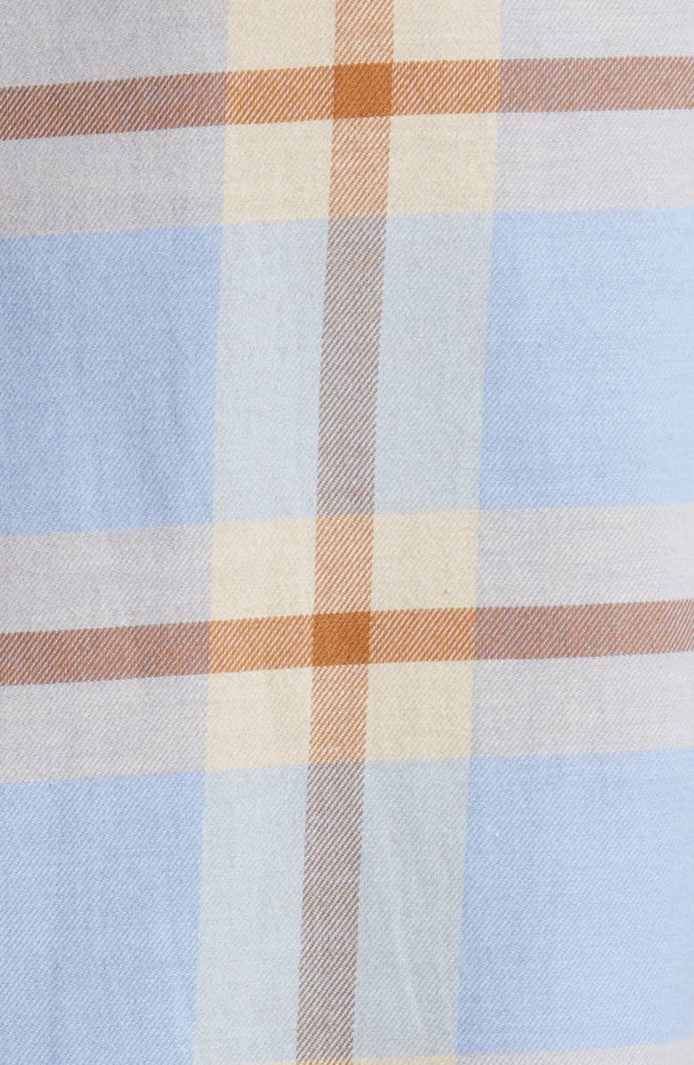 Stone Rose Tartan Plaid Dry Touch<sup>®</sup> Performance Button-Up Shirt, Alternate, color, Light Blue