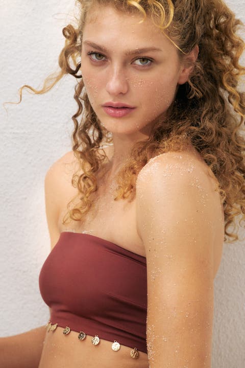 Padded bandeau bikini top