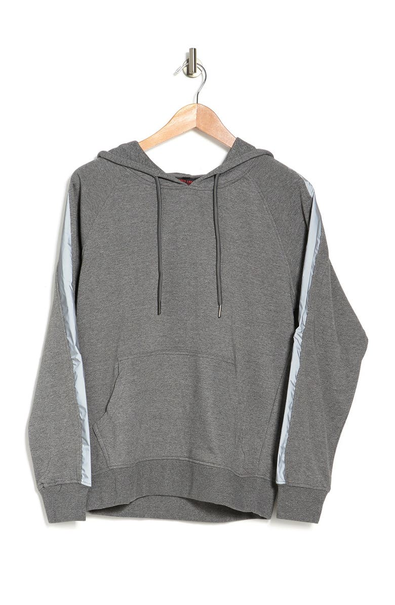 Jared Lang Striped Sleeve Hoodie, Alternate, color, 