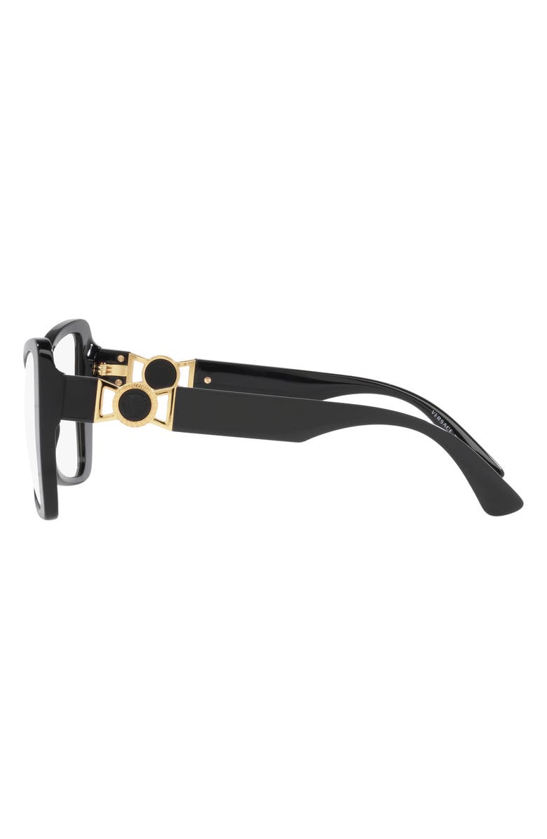 Versace 53mm Butterfly Optical Glasses, Alternate, color, 