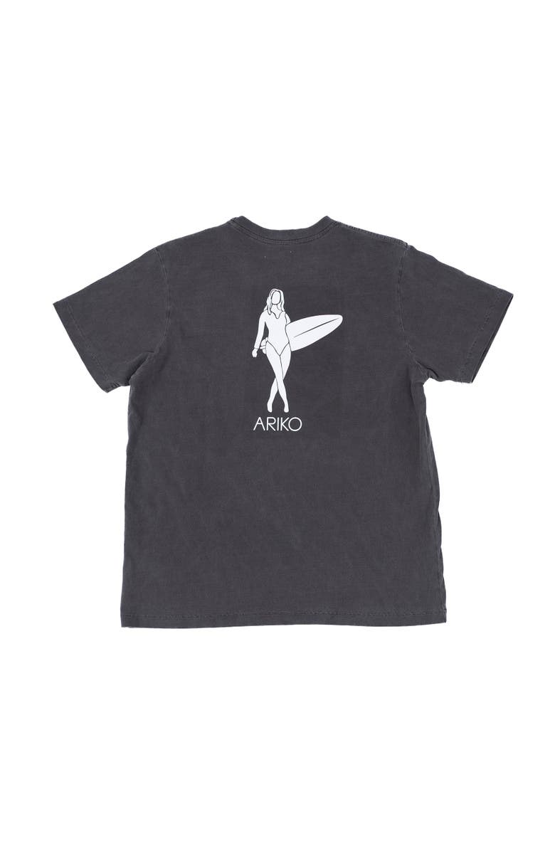 ARIKO Surf Gal Graphic T-shirt, Alternate, color, Sea Grey