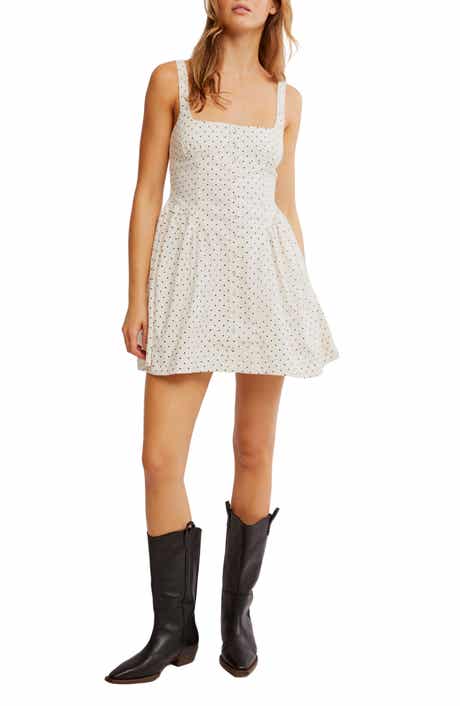 Free People Astrid Polka Dot Minidress
