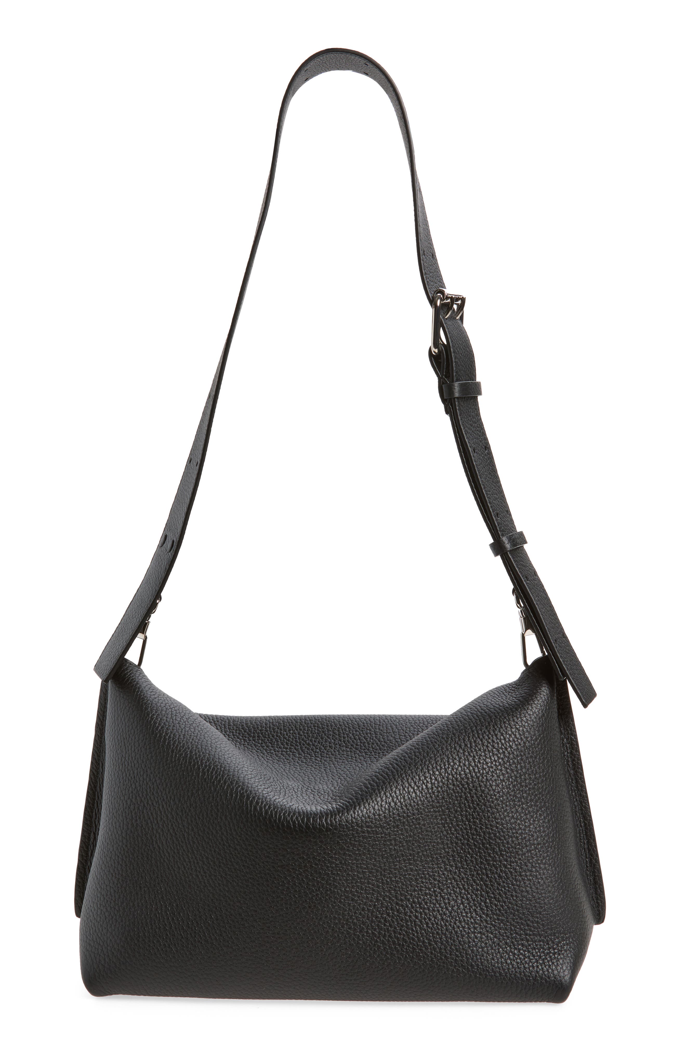 Casual Crossbody Bag, Alternate, color, BLACK