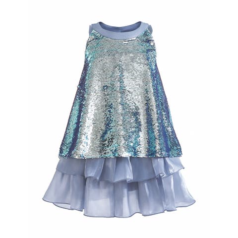 Sylvara Sequin Ruffle Skirt Set