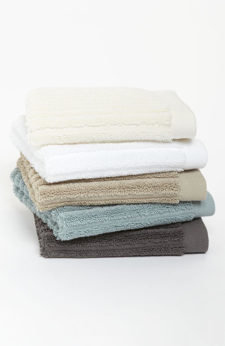 NORDSTROM AT HOME 'Modern Rib' Wash Towel, Main, color, 