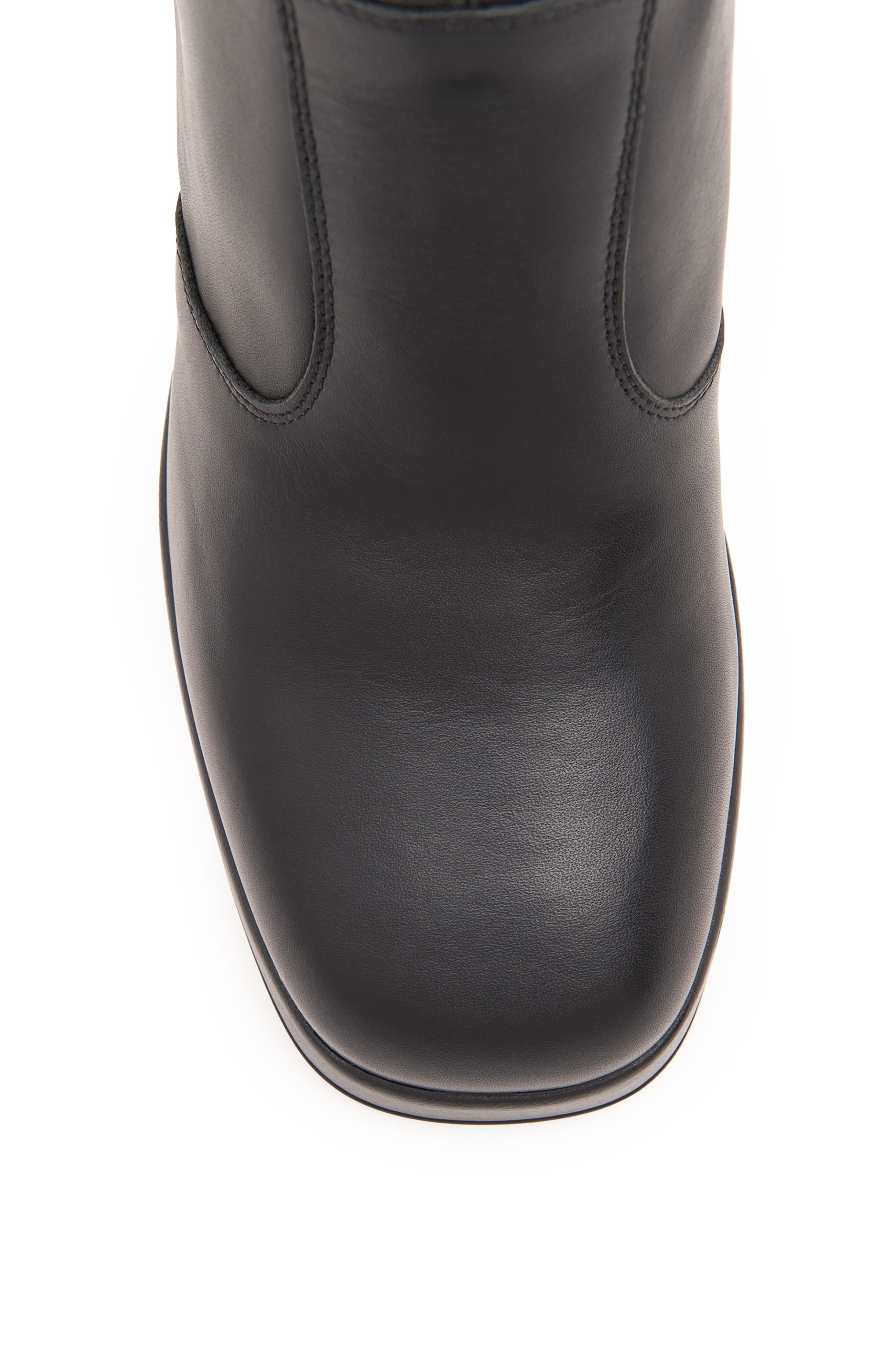 NeroGiardini Chain Platform Bootie, Alternate, color, Black