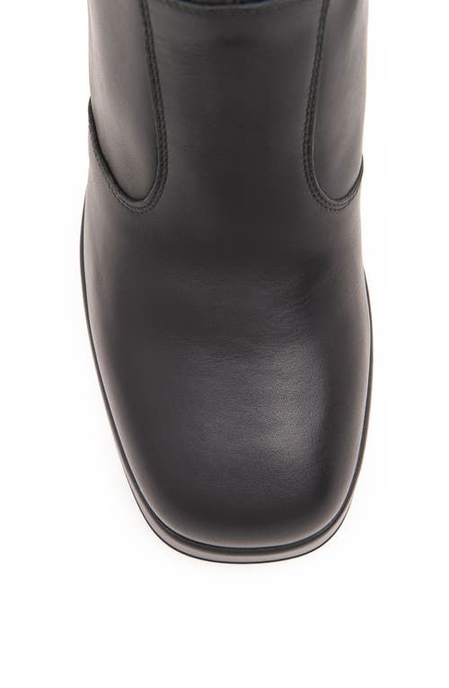 Nerogiardini Chain Platform Bootie In Black