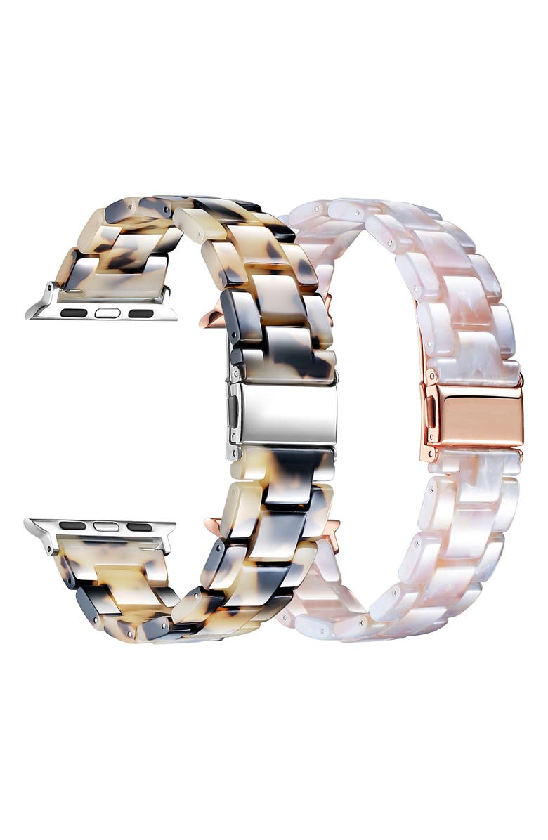 The Posh Tech 2-Pack Apple Watch<sup>®</sup> Watchbands, Alternate, color,