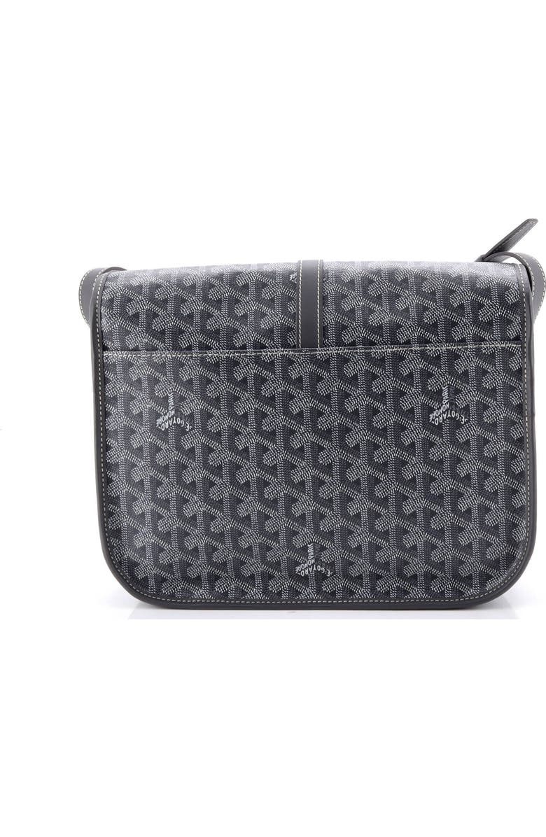 Pre-Owned Goyard Belvedere II Messenger Bag Coated Canvas MM, Alternate, color, Gray