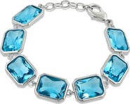 SAVVY CIE JEWELS Bold CZ Flex Link Bracelet
