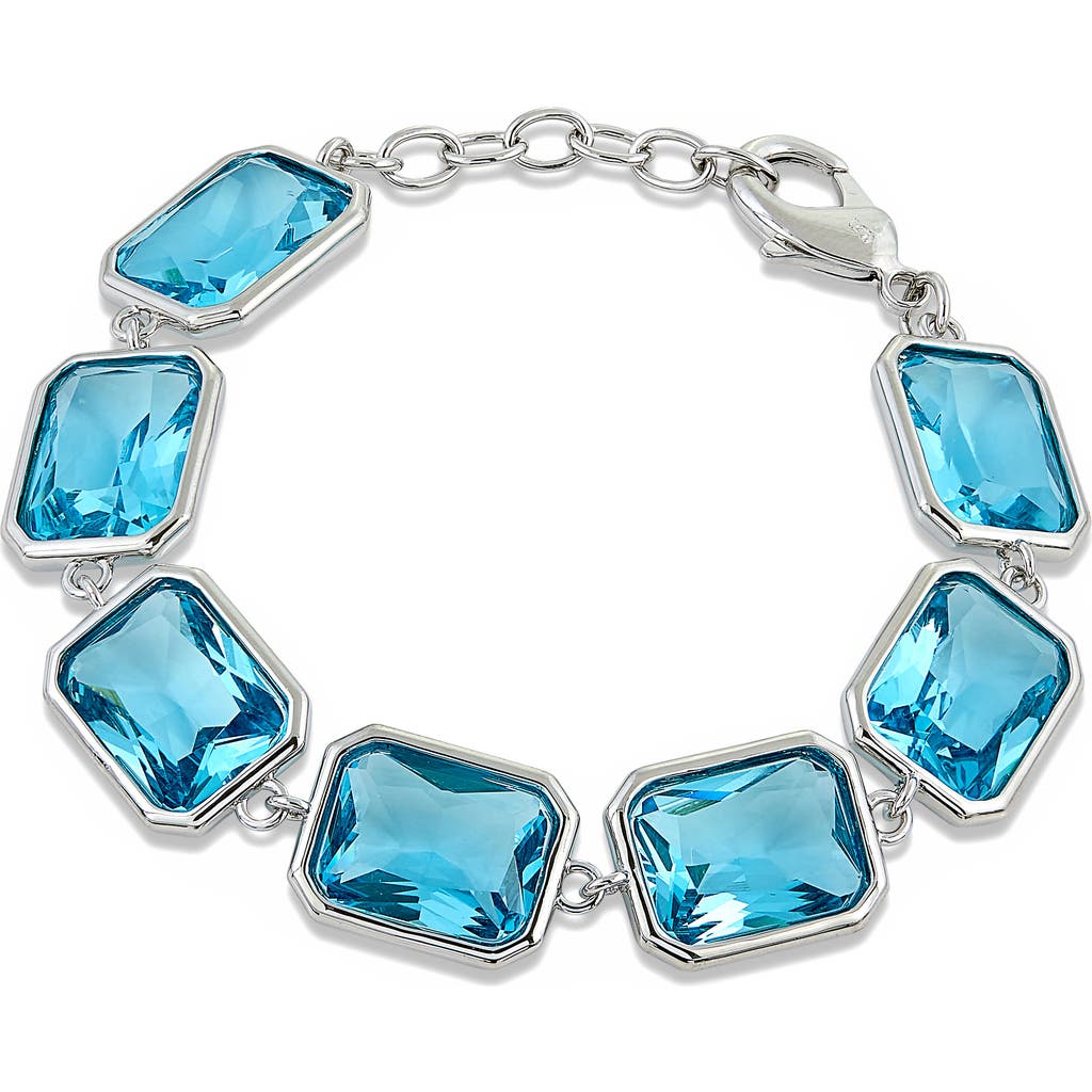 Savvy Cie Jewels Bold Cz Flex Link Bracelet