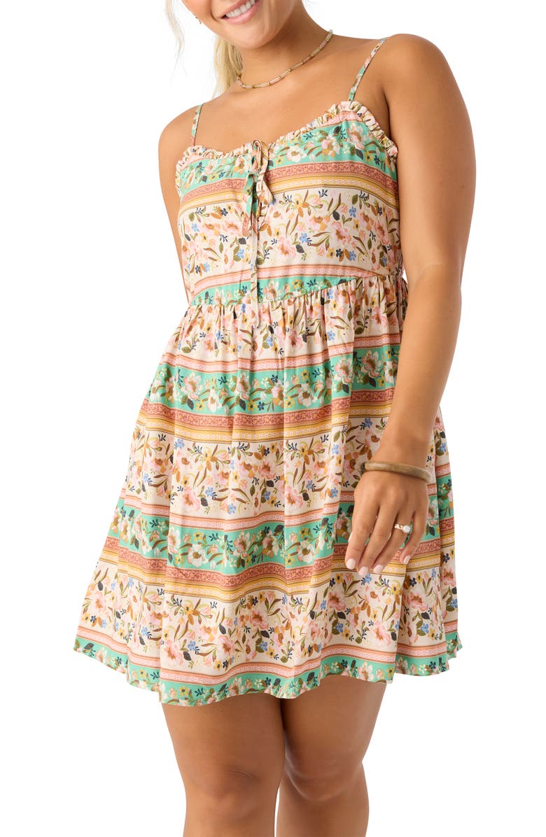O'Neill Delena Floral Minidress, Alternate, color, 