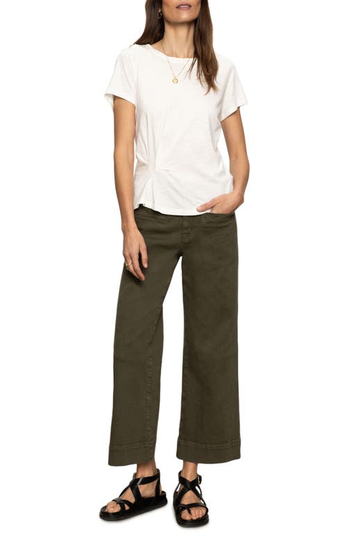 Sanctuary Voyage High Waist Crop Straight Leg Jeans In Kalamata