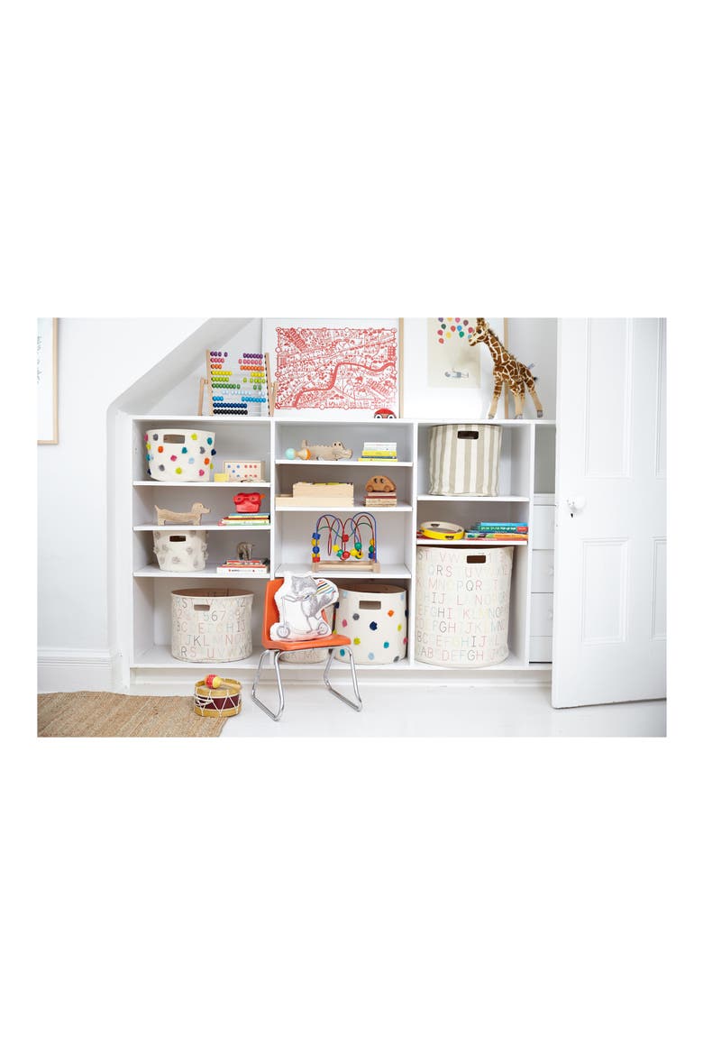 Canvas Hamper, Alternate, color, MULTI