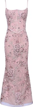 HOUSE OF CB Naima Hand Beaded Gown