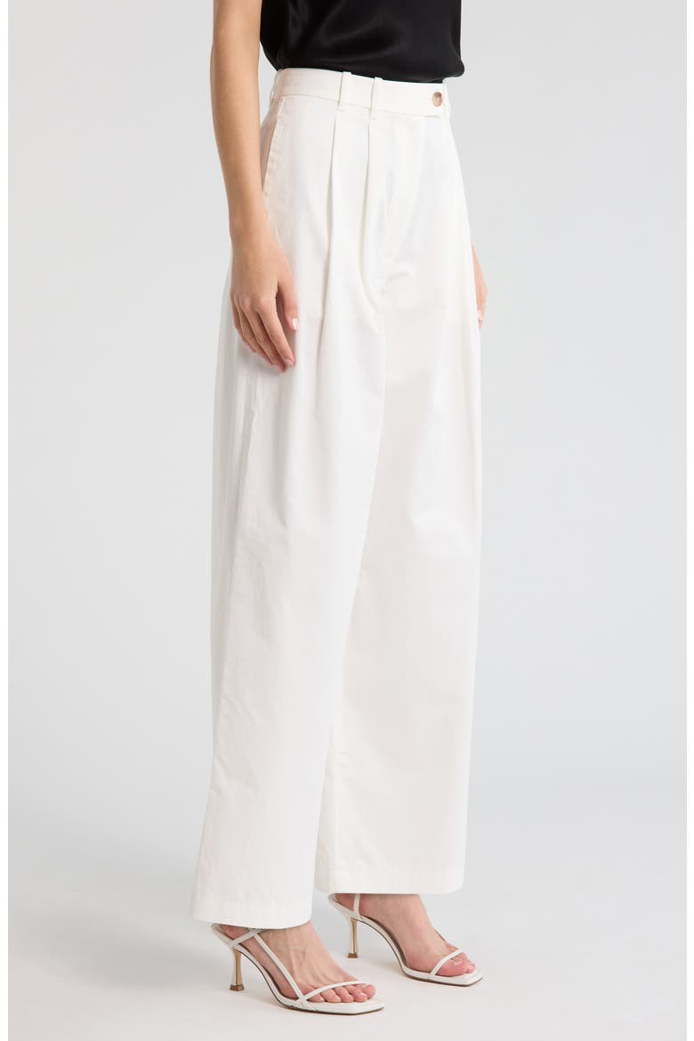 Lisa Wide Leg Cotton Pants, Alternate, color, SALT
